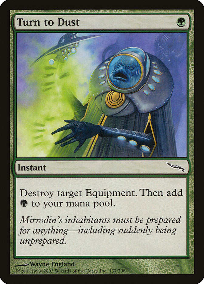 Turn to Dust [Mirrodin] | Nerdhalla Games