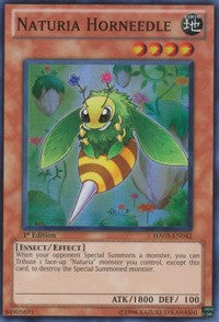 Naturia Horneedle [HA03-EN042] Super Rare | Nerdhalla Games