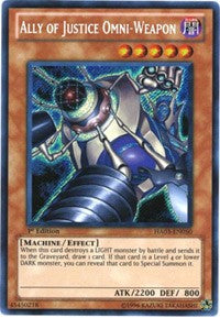 Ally of Justice Omni-Weapon [HA03-EN050] Secret Rare | Nerdhalla Games