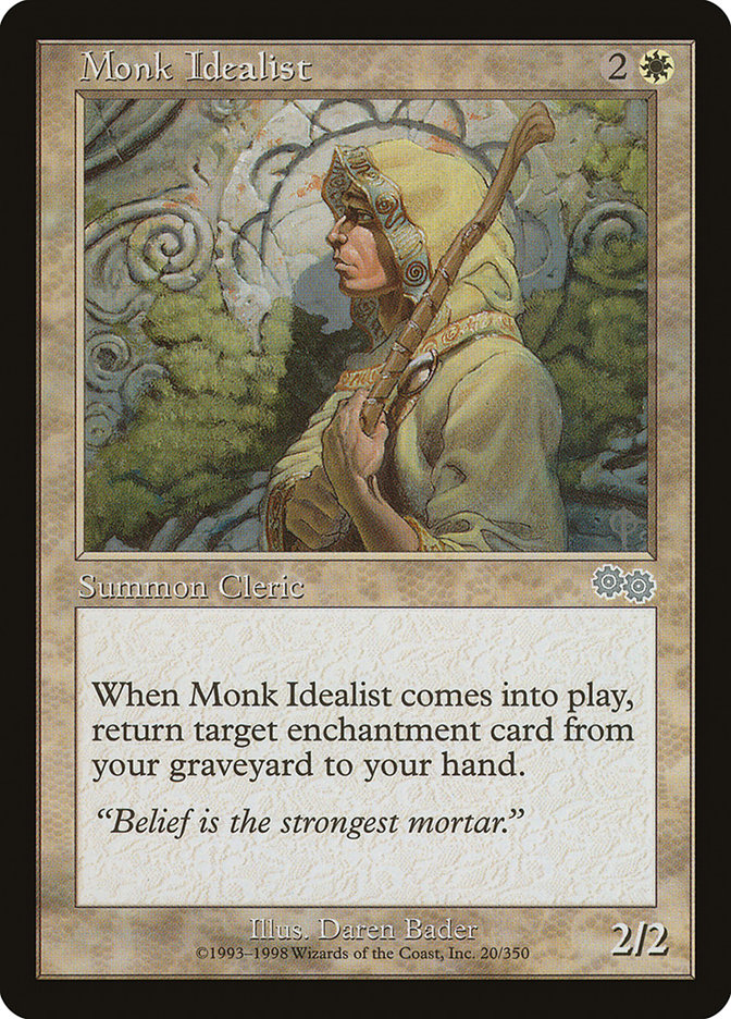 Monk Idealist [Urza's Saga] | Nerdhalla Games