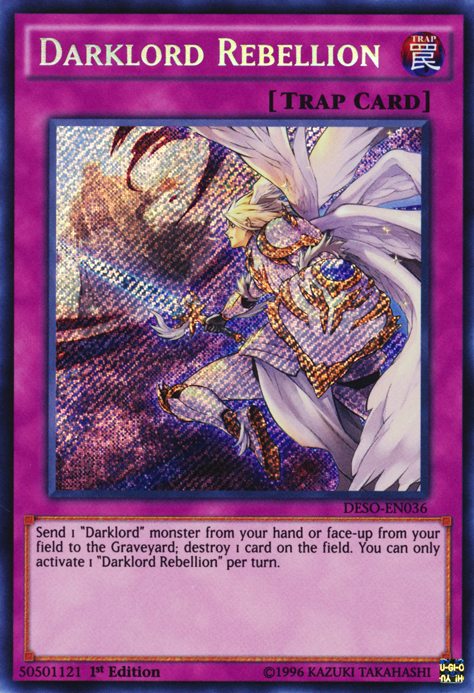 Darklord Rebellion [DESO-EN036] Secret Rare | Nerdhalla Games