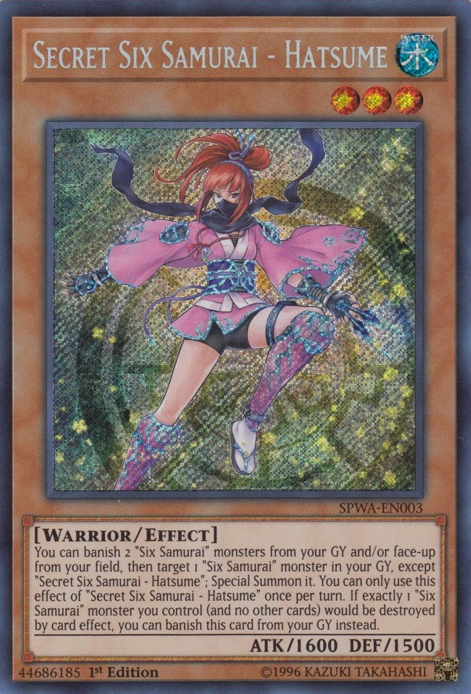 Secret Six Samurai - Hatsume [SPWA-EN003] Secret Rare | Nerdhalla Games