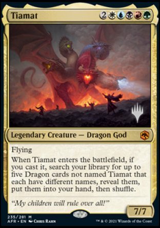 Tiamat (Promo Pack) [Dungeons & Dragons: Adventures in the Forgotten Realms Promos] | Nerdhalla Games