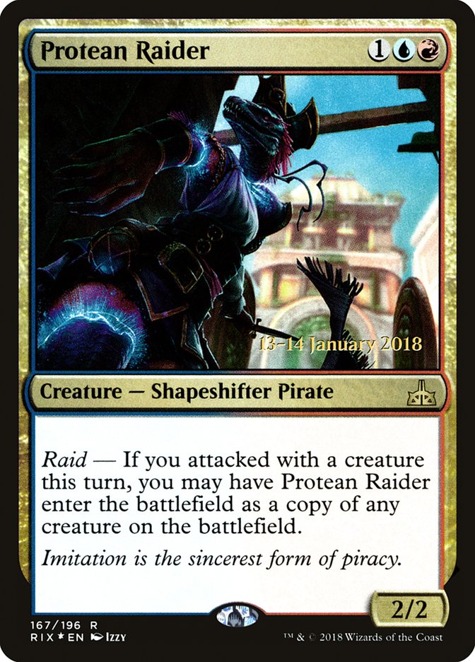 Protean Raider [Rivals of Ixalan Prerelease Promos] | Nerdhalla Games