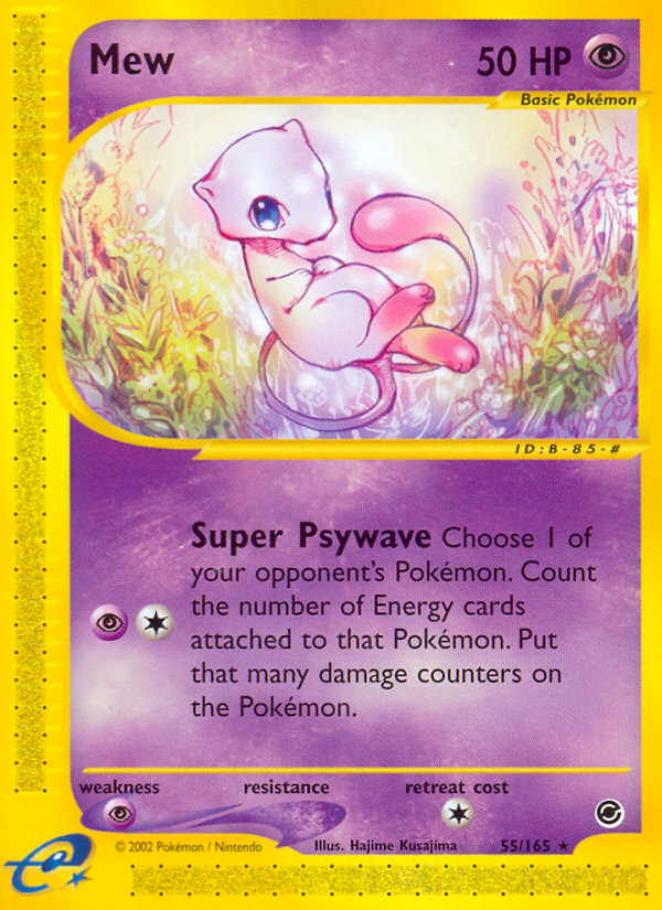 Mew (55/165) [Expedition: Base Set] | Nerdhalla Games