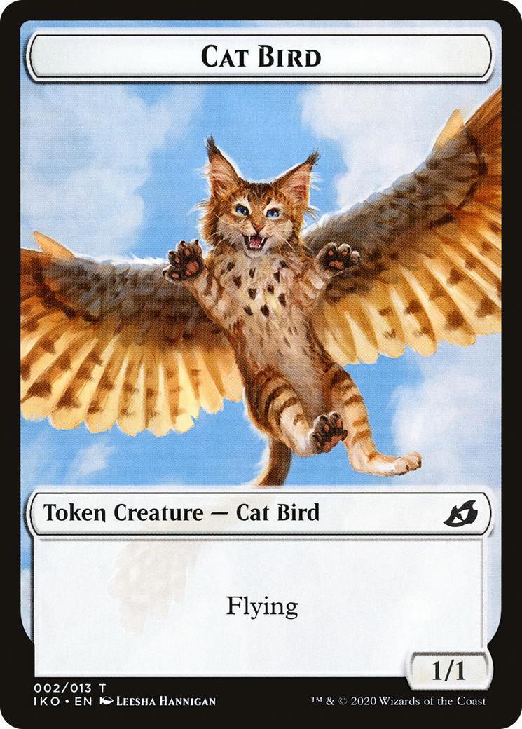 Cat Bird // Spirit Double-Sided Token [Starter Commander Decks] | Nerdhalla Games