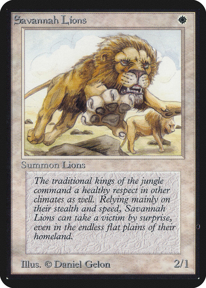 Savannah Lions [Limited Edition Alpha] | Nerdhalla Games