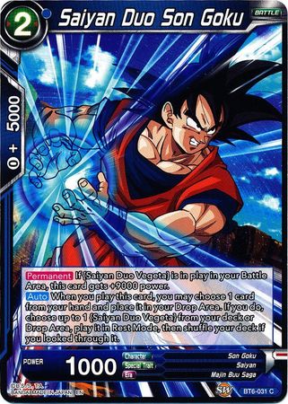 Saiyan Duo Son Goku [BT6-031] | Nerdhalla Games