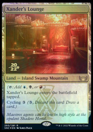 Xander's Lounge [Streets of New Capenna Prerelease Promos] | Nerdhalla Games