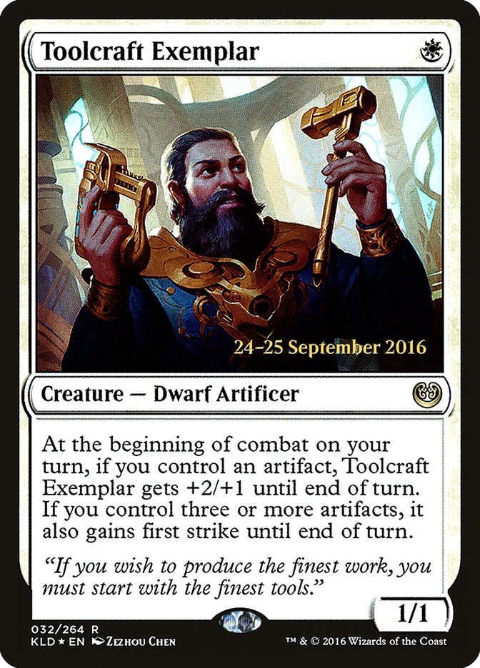 Toolcraft Exemplar  [Kaladesh Prerelease Promos] | Nerdhalla Games