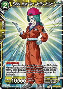 Bulma, Hope for a Better Future (Rare) [BT13-105] | Nerdhalla Games