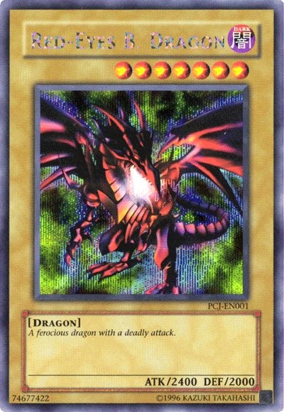 Red-Eyes B. Dragon [PCJ-EN001] Prismatic Secret Rare | Nerdhalla Games