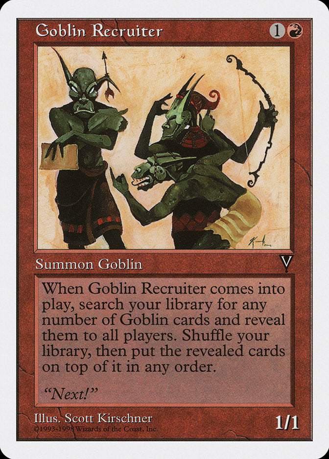 Goblin Recruiter [Anthologies] | Nerdhalla Games