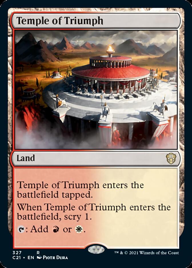 Temple of Triumph [Commander 2021] | Nerdhalla Games