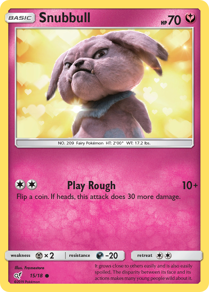 Snubbull (15/18) [Sun & Moon: Detective Pikachu] | Nerdhalla Games