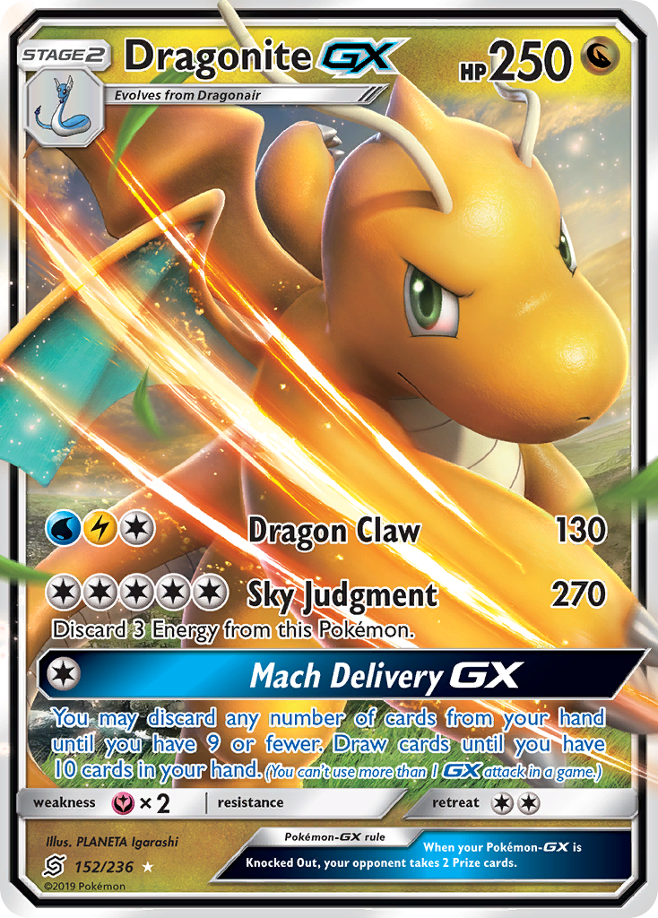 Dragonite GX (152/236) [Sun & Moon: Unified Minds] | Nerdhalla Games