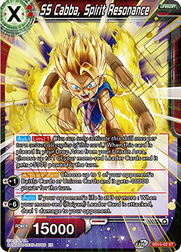 SS Cabba, Spirit Resonance (Starter Deck - Pride of the Saiyans) (SD15-02) [Cross Spirits] | Nerdhalla Games