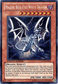 Malefic Blue-Eyes White Dragon [YMP1-EN002] Secret Rare | Nerdhalla Games