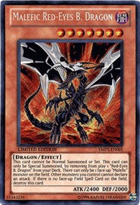 Malefic Red-Eyes B. Dragon [YMP1-EN001] Secret Rare | Nerdhalla Games