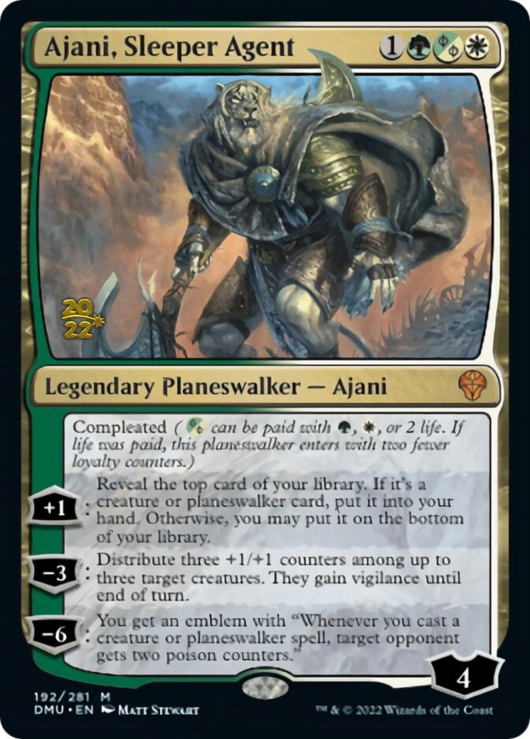 Ajani, Sleeper Agent [Dominaria United Prerelease Promos] | Nerdhalla Games