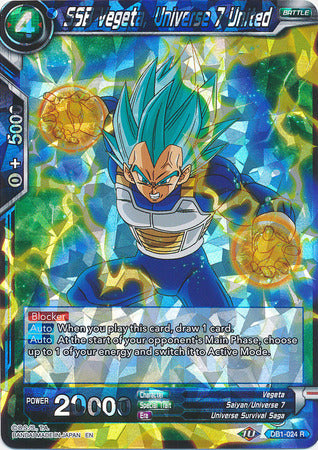 SSB Vegeta, Universe 7 United (DB1-024) [Dragon Brawl] | Nerdhalla Games