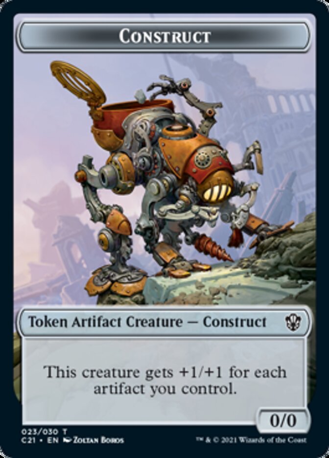 Copy // Construct Token (030) [Commander 2021 Tokens] | Nerdhalla Games