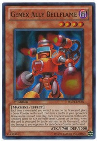 Genex Ally Bellflame [HA04-EN038] Super Rare | Nerdhalla Games