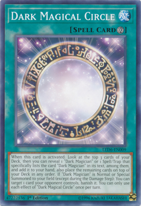 Dark Magical Circle [LED6-EN009] Common | Nerdhalla Games