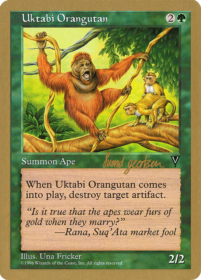 Uktabi Orangutan (Svend Geertsen) (SB) [World Championship Decks 1997] | Nerdhalla Games