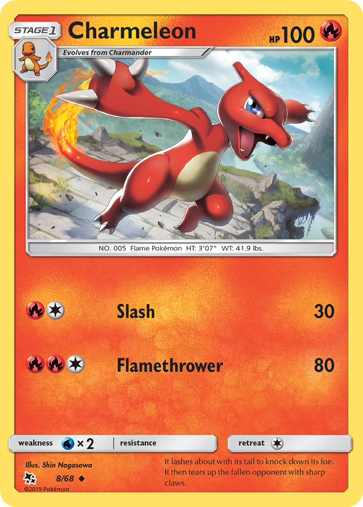 Charmeleon (8/68) [Sun & Moon: Hidden Fates] | Nerdhalla Games