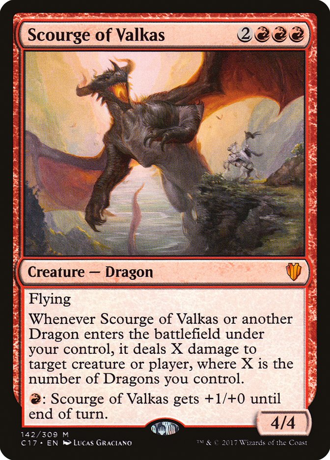 Scourge of Valkas [Commander 2017] | Nerdhalla Games