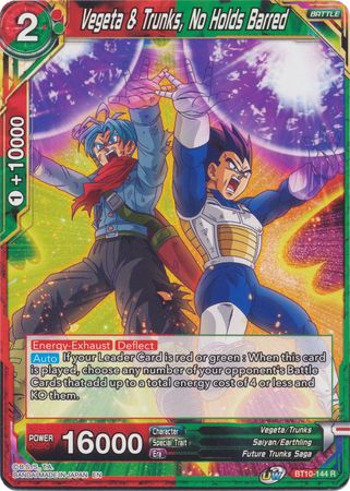 Vegeta & Trunks, No Holds Barred [BT10-144] | Nerdhalla Games