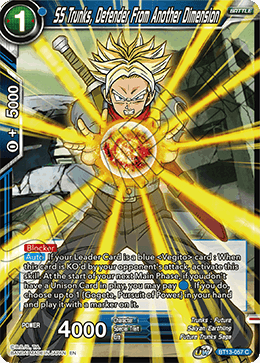 SS Trunks, Defender From Another Dimension (Common) [BT13-057] | Nerdhalla Games