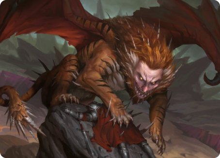 Manticore Art Card [Dungeons & Dragons: Adventures in the Forgotten Realms Art Series] | Nerdhalla Games