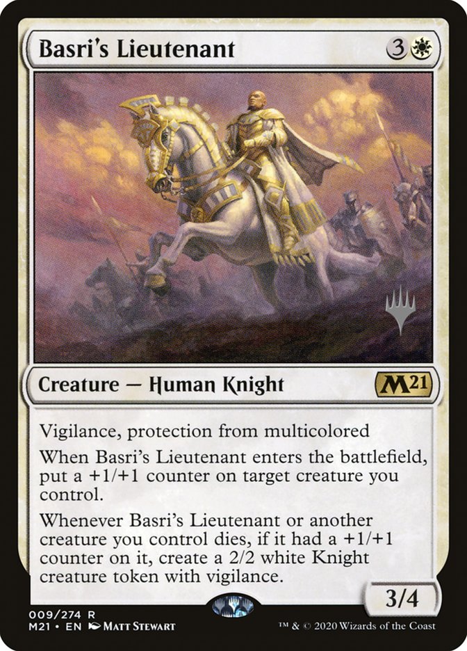 Basri's Lieutenant (Promo Pack) [Core Set 2021 Promos] | Nerdhalla Games