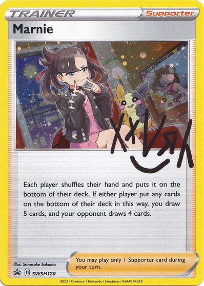 Marnie (SWSH120) [Sword & Shield: Black Star Promos] | Nerdhalla Games