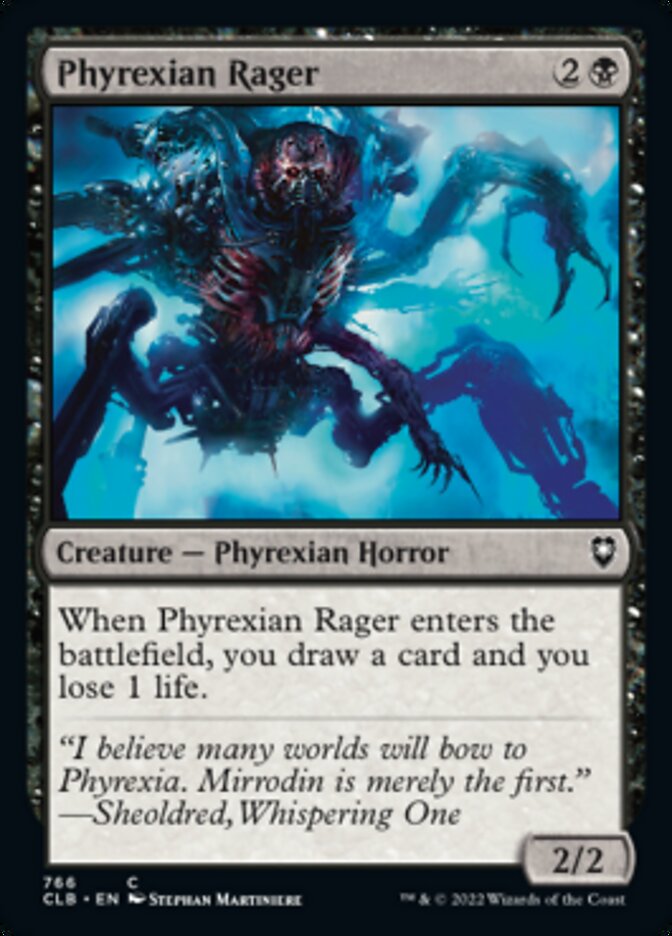 Phyrexian Rager [Commander Legends: Battle for Baldur's Gate] | Nerdhalla Games