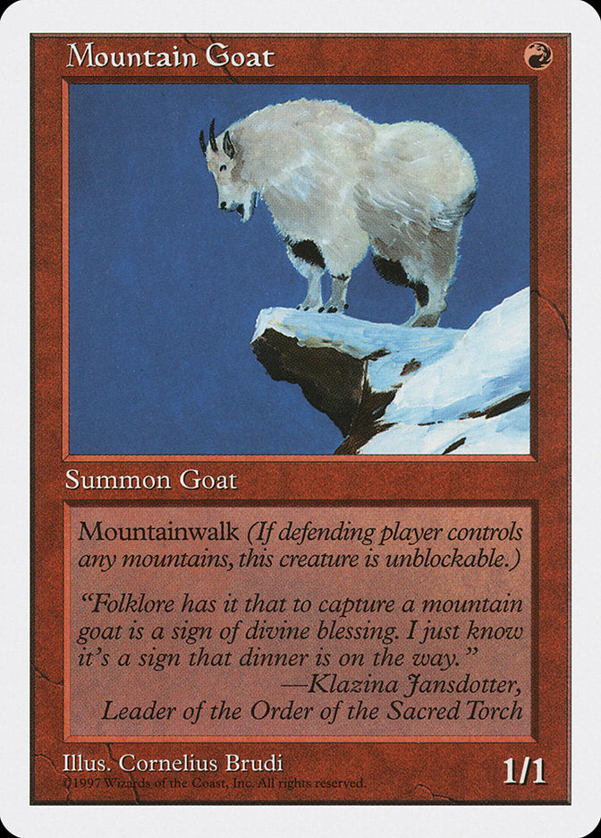 Mountain Goat [Fifth Edition] | Nerdhalla Games