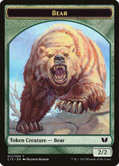 Bear // Spider Double-Sided Token [Commander 2015 Tokens] | Nerdhalla Games