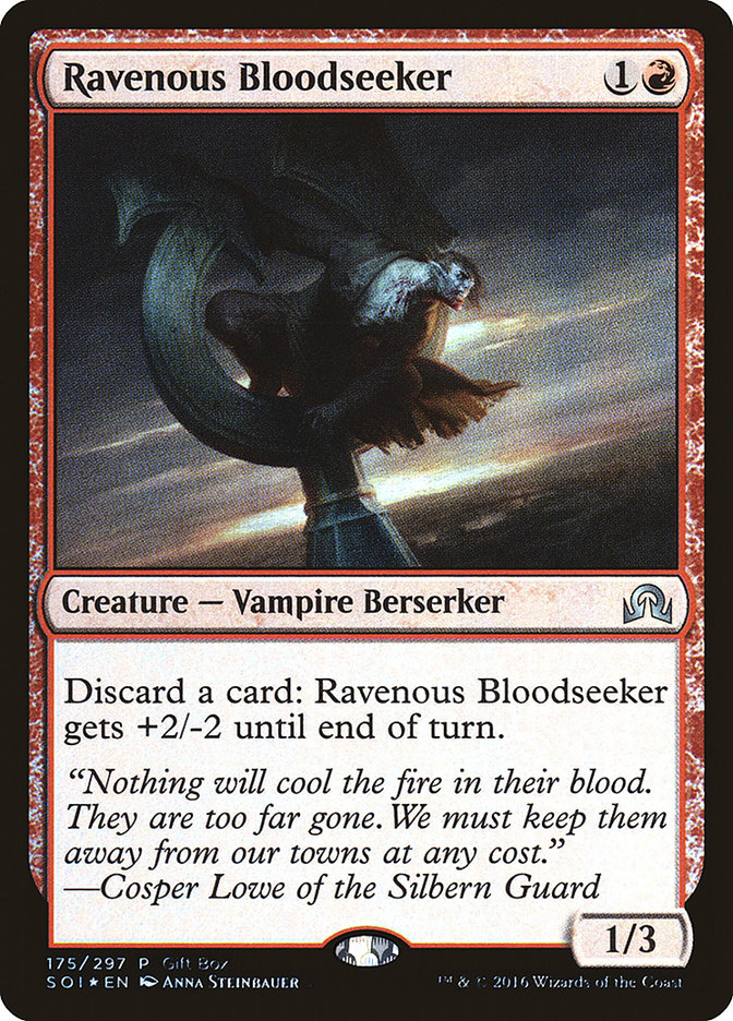 Ravenous Bloodseeker (Gift Box) [Shadows over Innistrad Promos] | Nerdhalla Games