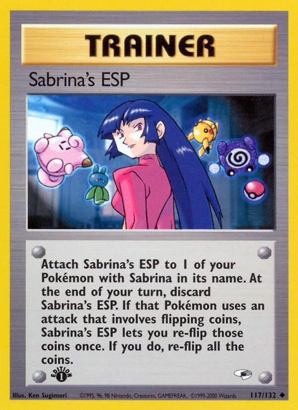 Sabrina's ESP (117/132) [Gym Heroes 1st Edition] | Nerdhalla Games