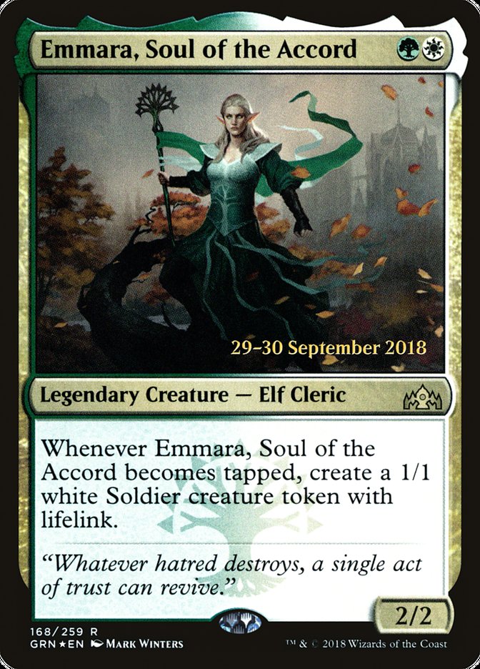 Emmara, Soul of the Accord  [Guilds of Ravnica Prerelease Promos] | Nerdhalla Games