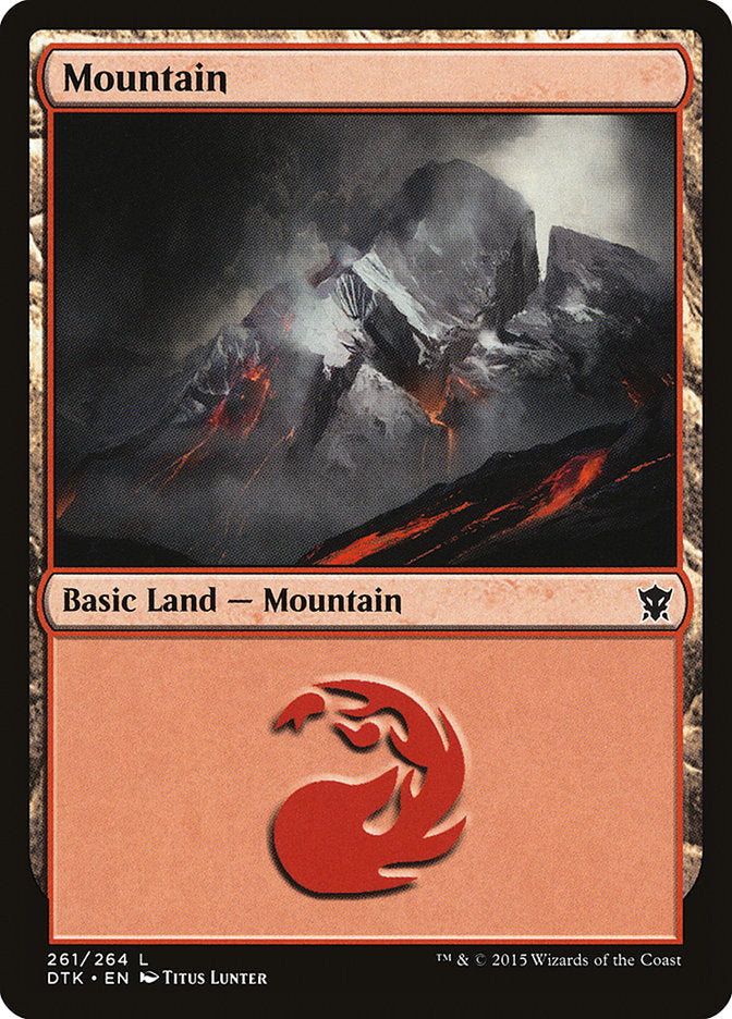 Mountain (261) [Dragons of Tarkir] | Nerdhalla Games