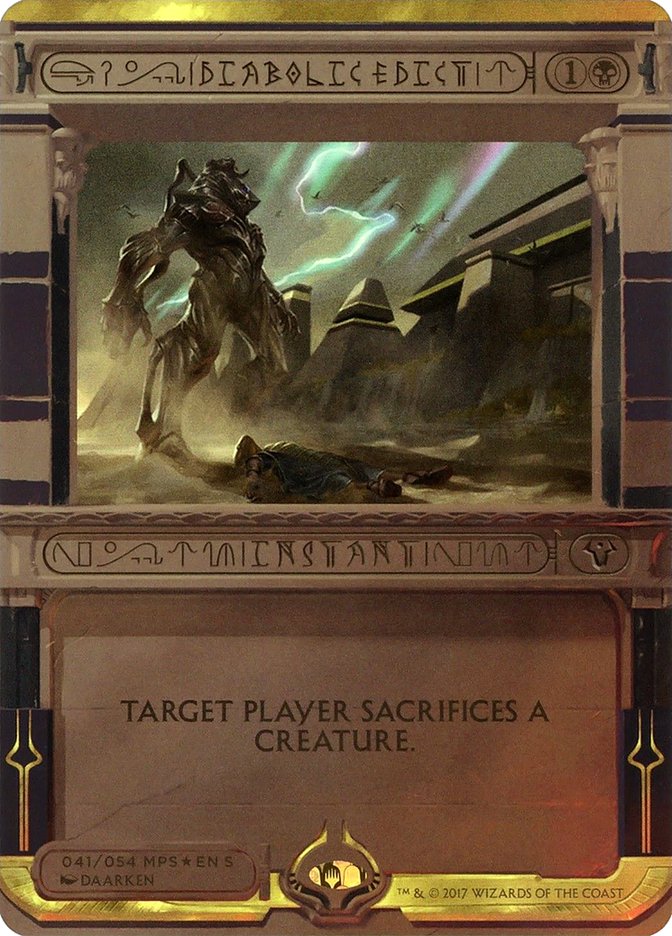 Diabolic Edict (Invocation) [Amonkhet Invocations] | Nerdhalla Games