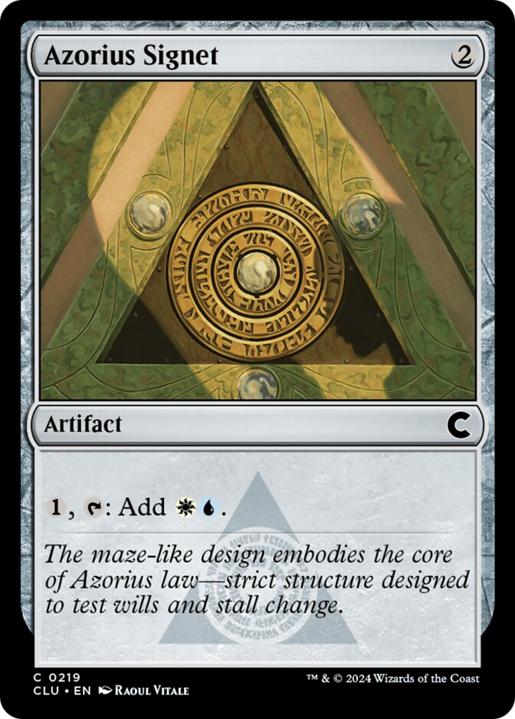 Azorius Signet [Ravnica: Clue Edition] | Nerdhalla Games