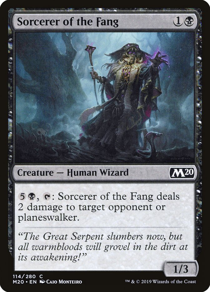 Sorcerer of the Fang [Core Set 2020] | Nerdhalla Games