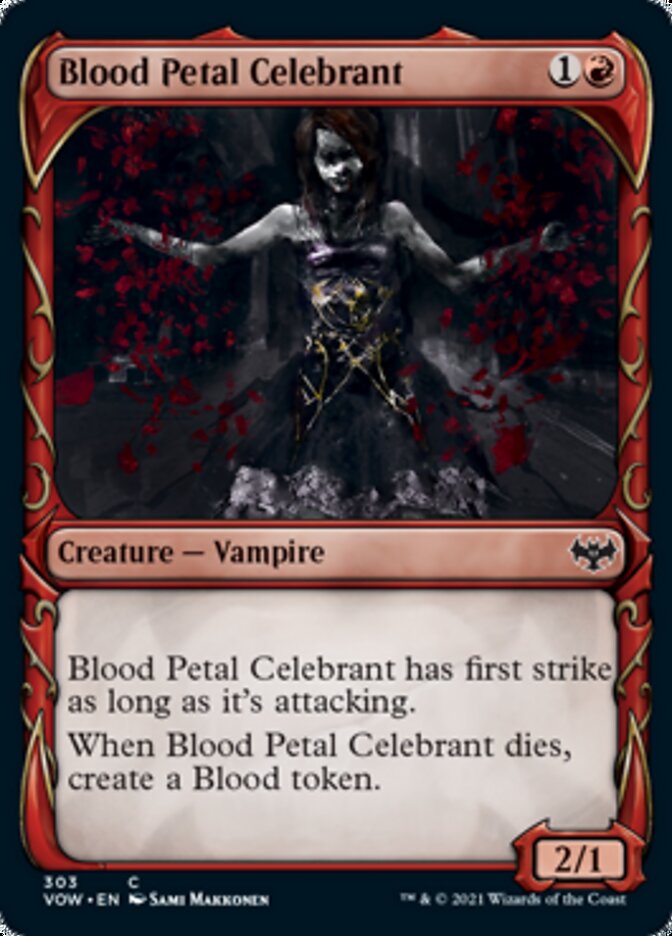 Blood Petal Celebrant (Showcase Fang Frame) [Innistrad: Crimson Vow] | Nerdhalla Games