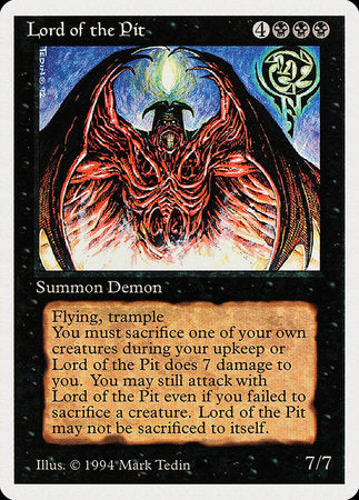 Lord of the Pit [Summer Magic / Edgar] | Nerdhalla Games