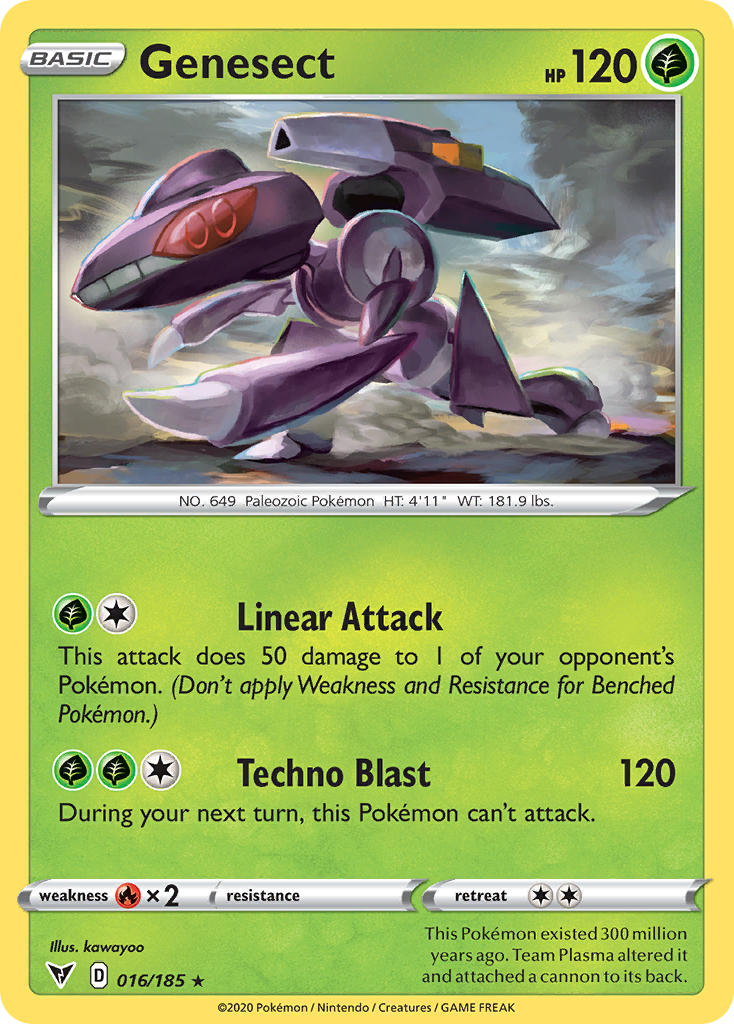 Genesect (016/185) [Sword & Shield: Vivid Voltage] | Nerdhalla Games