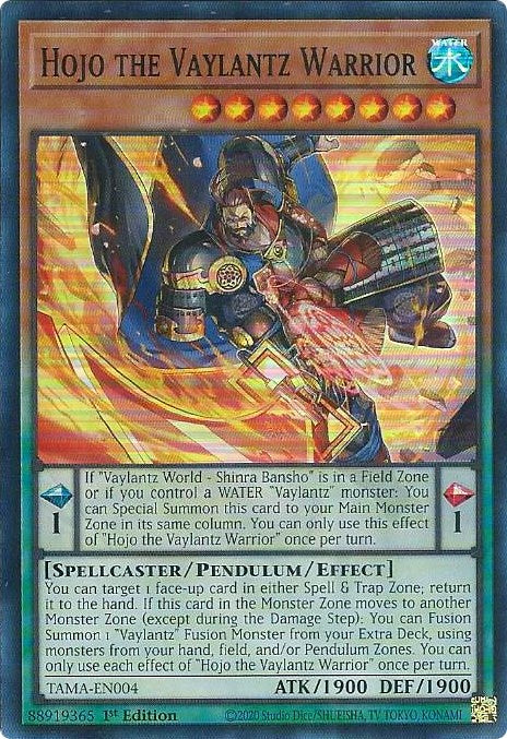 Hojo the Vaylantz Warrior [TAMA-EN004] Super Rare | Nerdhalla Games